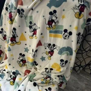 The Big One | Bedding | Disneys Mickey Mouse Printed Plush Throw ...